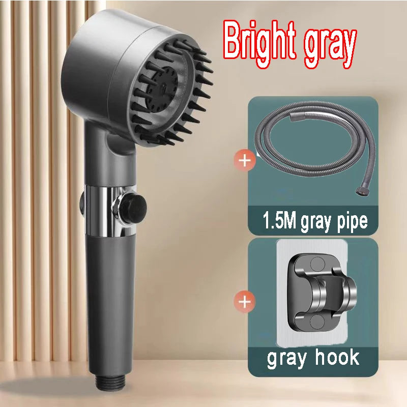 4 Modes Shower Head High Pressure Showerhead