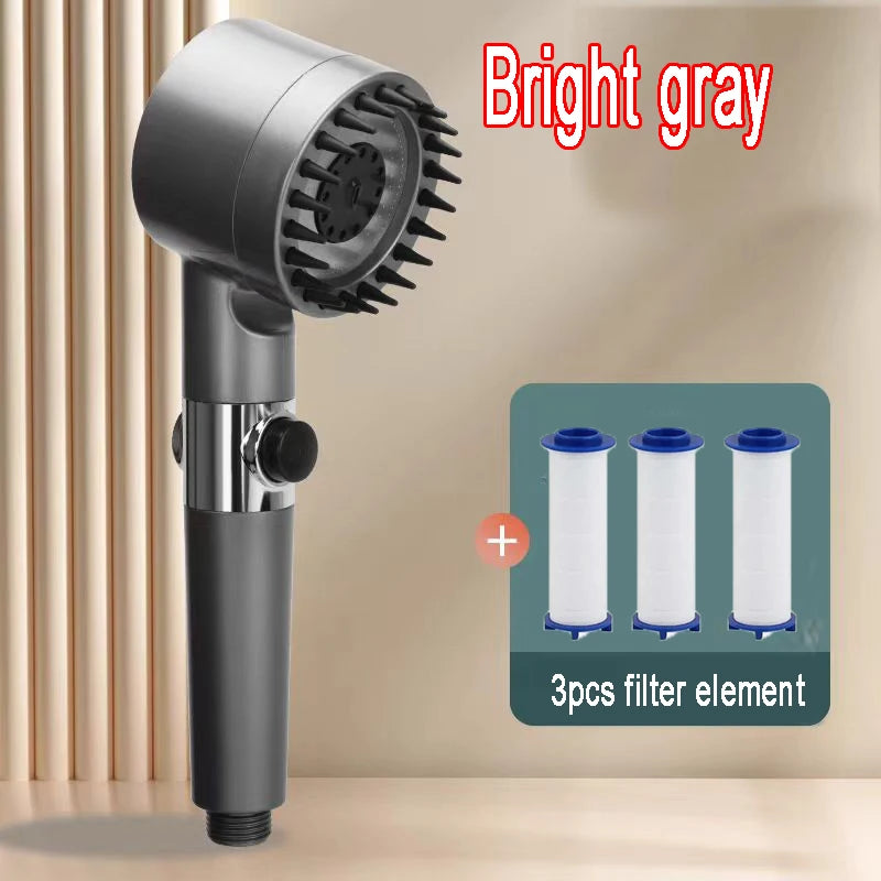 4 Modes Shower Head High Pressure Showerhead