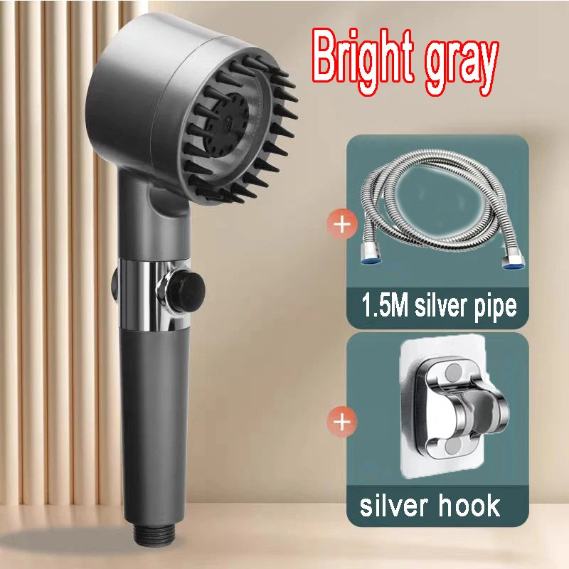 4 Modes Shower Head High Pressure Showerhead