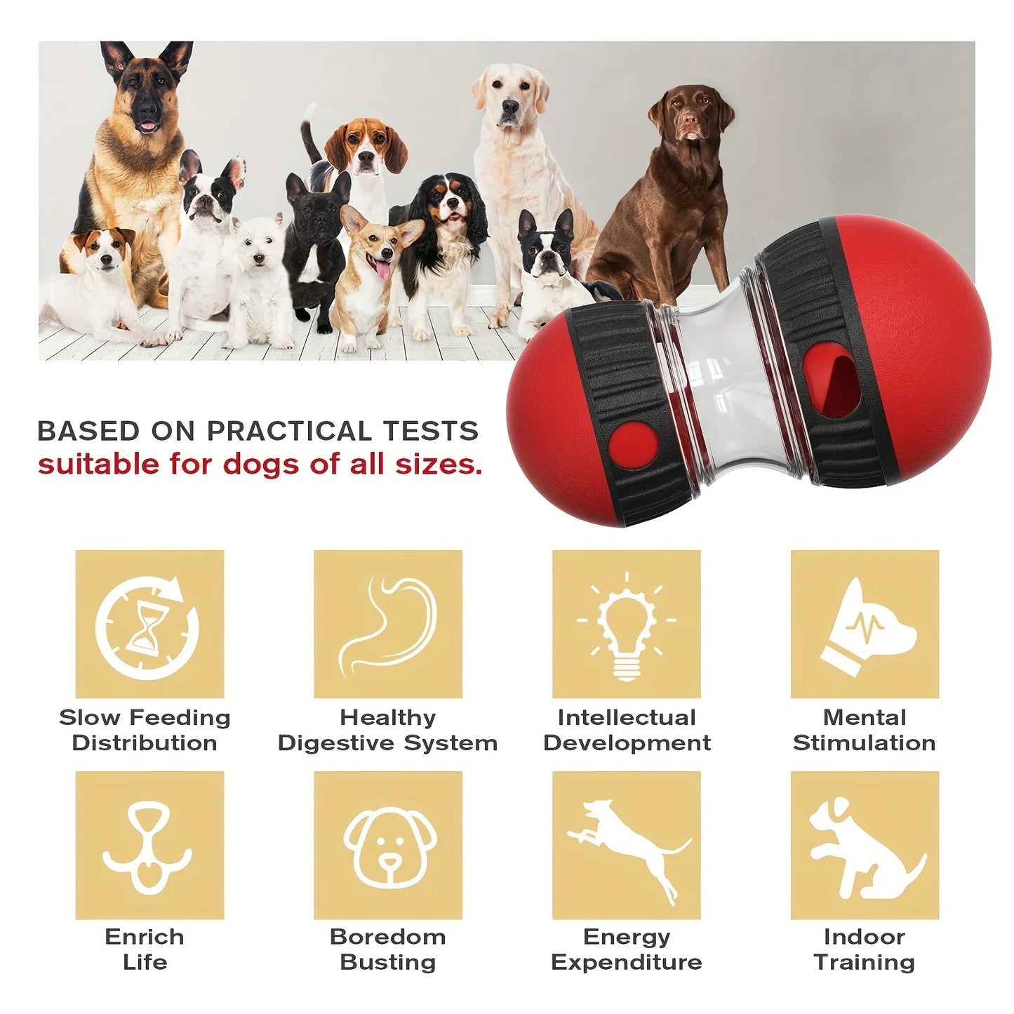 Interactive Slow Feeder Dog Toys
