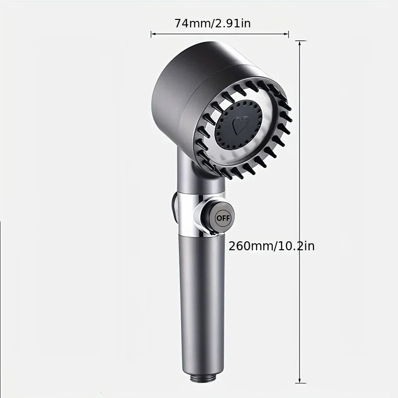 4 Modes Shower Head High Pressure Showerhead