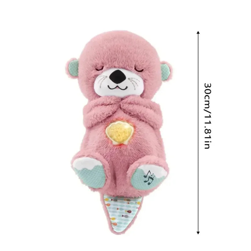 Breathing Otter Sleep Playmate Otter Musical Stuffed Baby Plush Toy