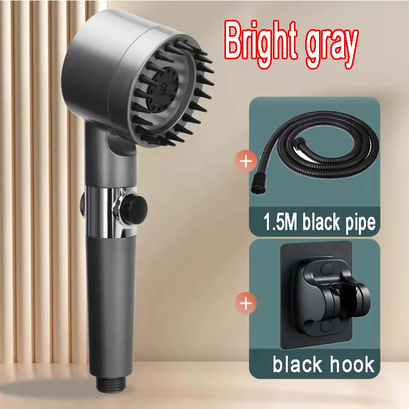 4 Modes Shower Head High Pressure Showerhead