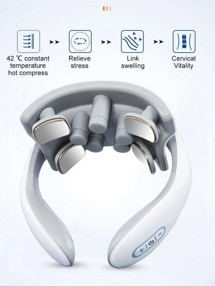 Neck Massage Machine 4 Head And Neck Protection Heating Machine