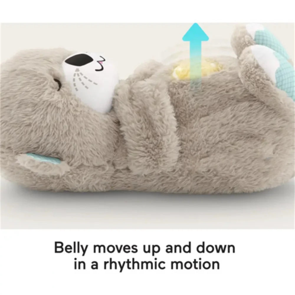 Breathing Otter Sleep Playmate Otter Musical Stuffed Baby Plush Toy