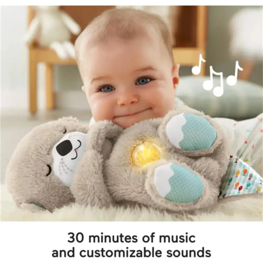 Breathing Otter Sleep Playmate Otter Musical Stuffed Baby Plush Toy