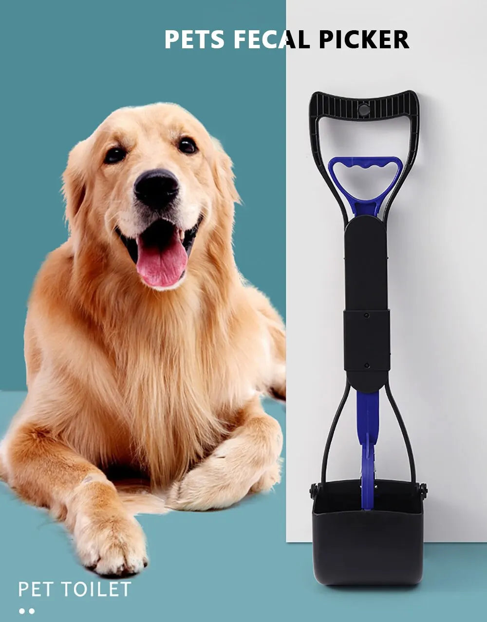 Cleaner Pooper Scooper Pet Dog Long Handle Pet Pooper Scooper