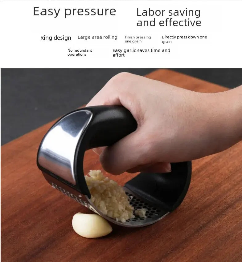 Manual Stainless Steel Garlic Presser