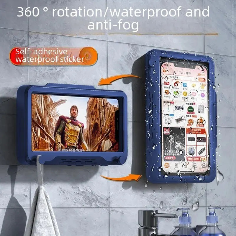 Rotatable Bathroom Waterproof Phone Box