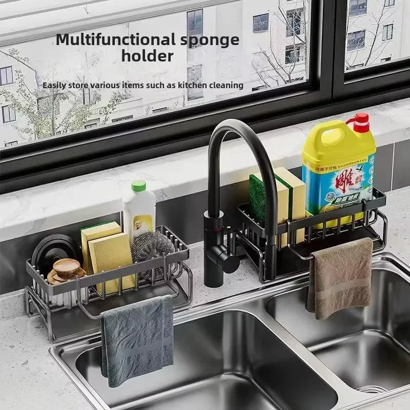 Kitchen drain rack sink bowl plate chopstick storage rack pool
