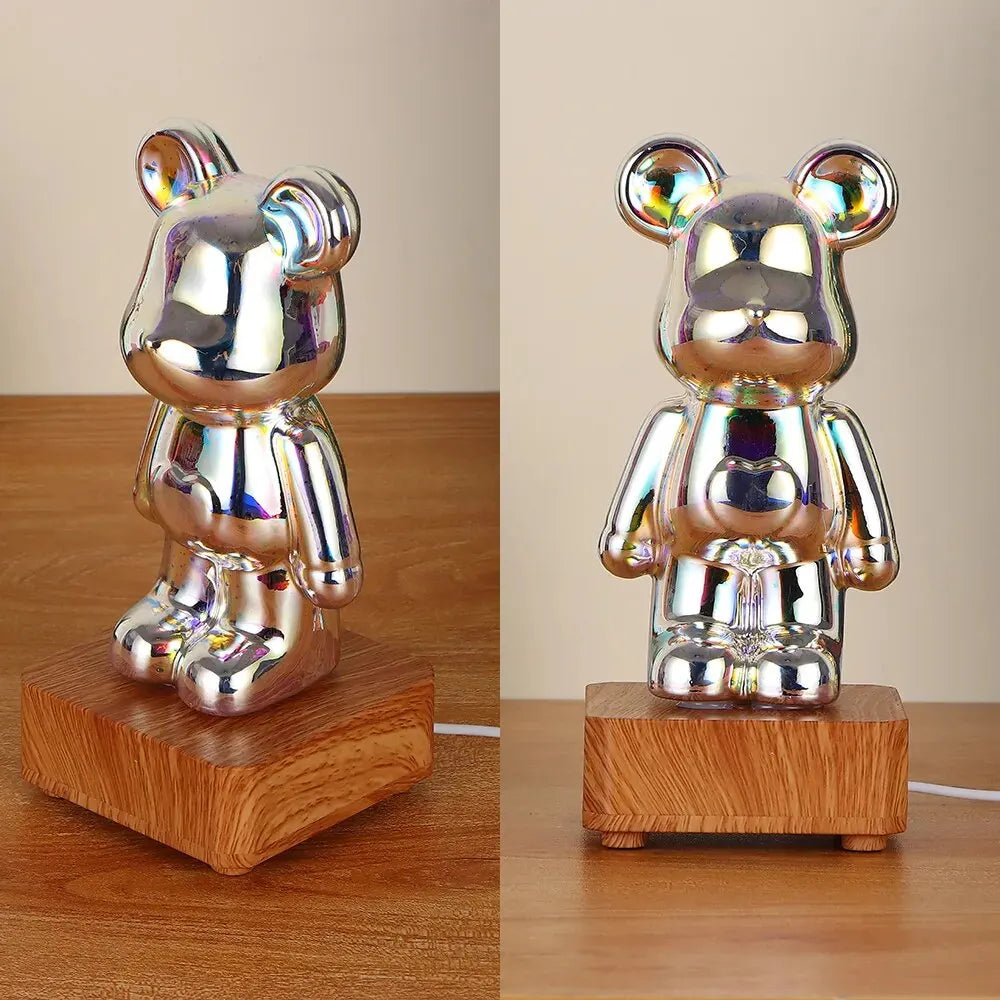 LED 3D Bear Firework Night Light