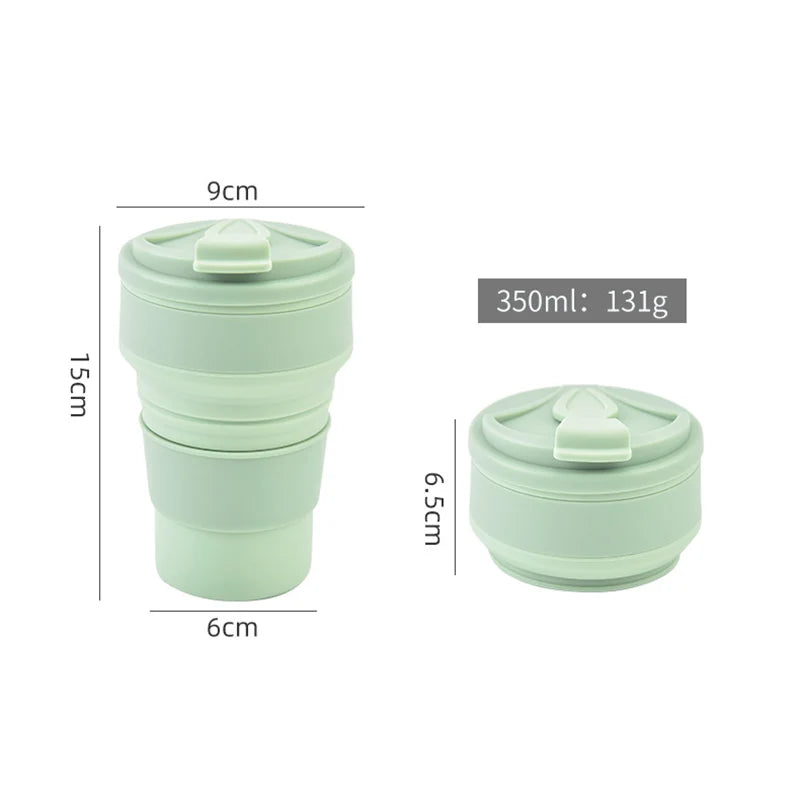 350ML/500ML Silicone Folding Cup