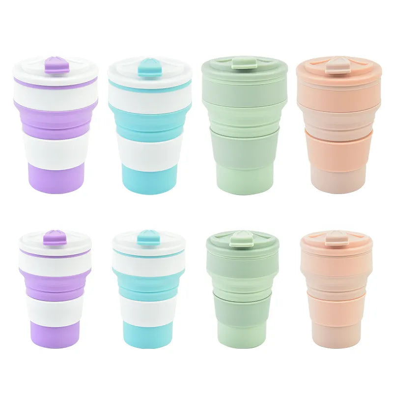 350ML/500ML Silicone Folding Cup