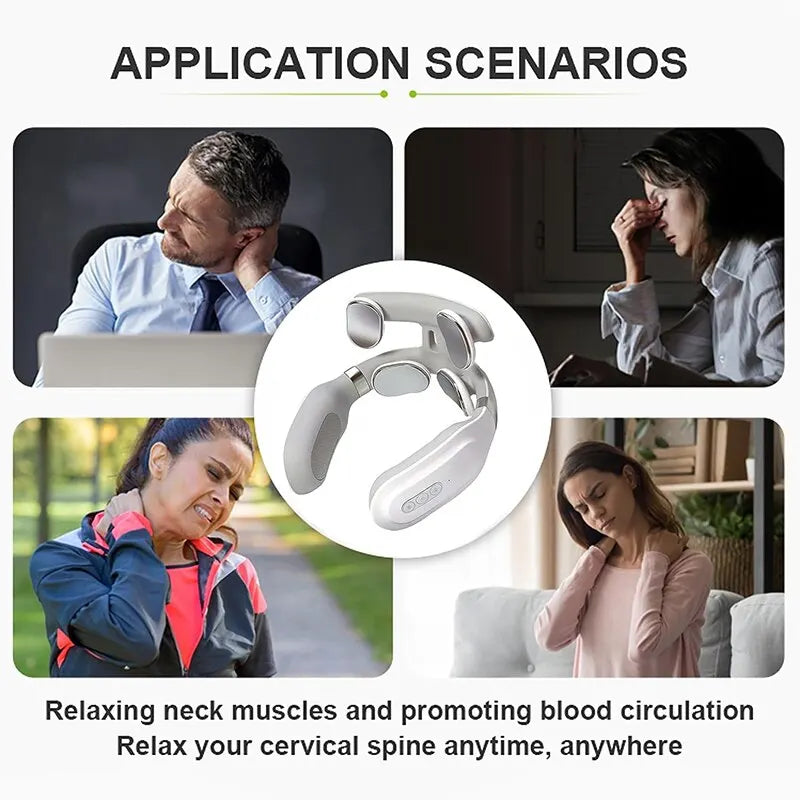 Neck Massage Machine 4 Head And Neck Protection Heating Machine