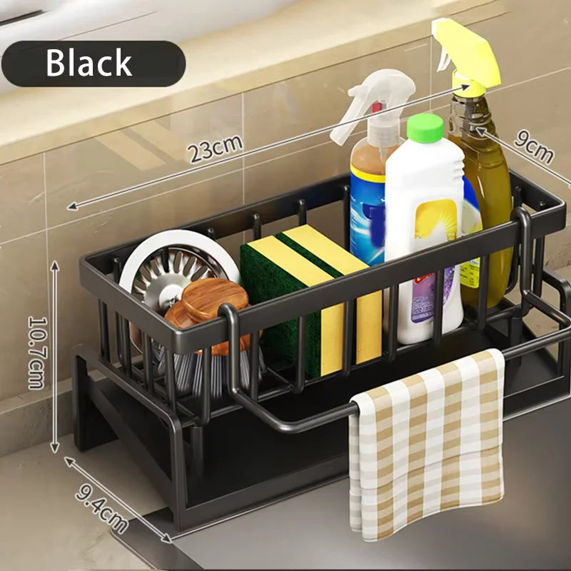 Kitchen drain rack sink bowl plate chopstick storage rack pool