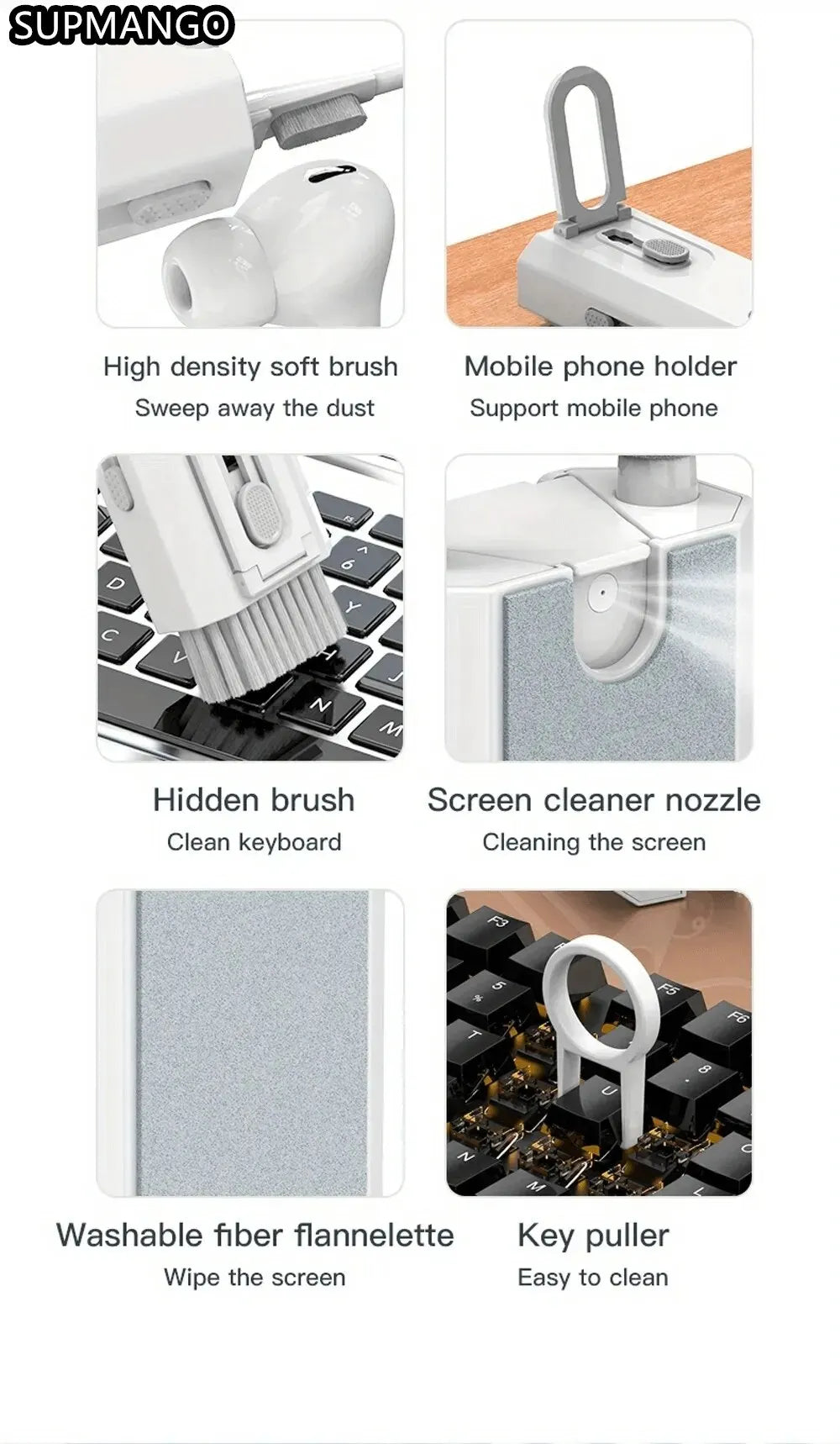 8 IN 1 Cleaning Kit Keyboard Cleaner